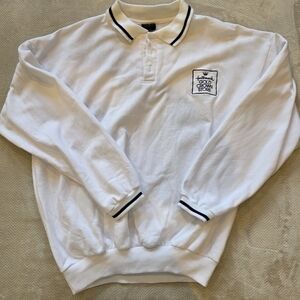 💥4 for $25💥 Vintage Hallmark Gold Crown Store Polo Sweatshirt